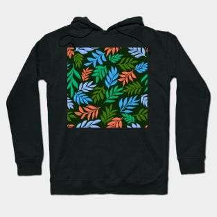 Leaves Pattern Hoodie